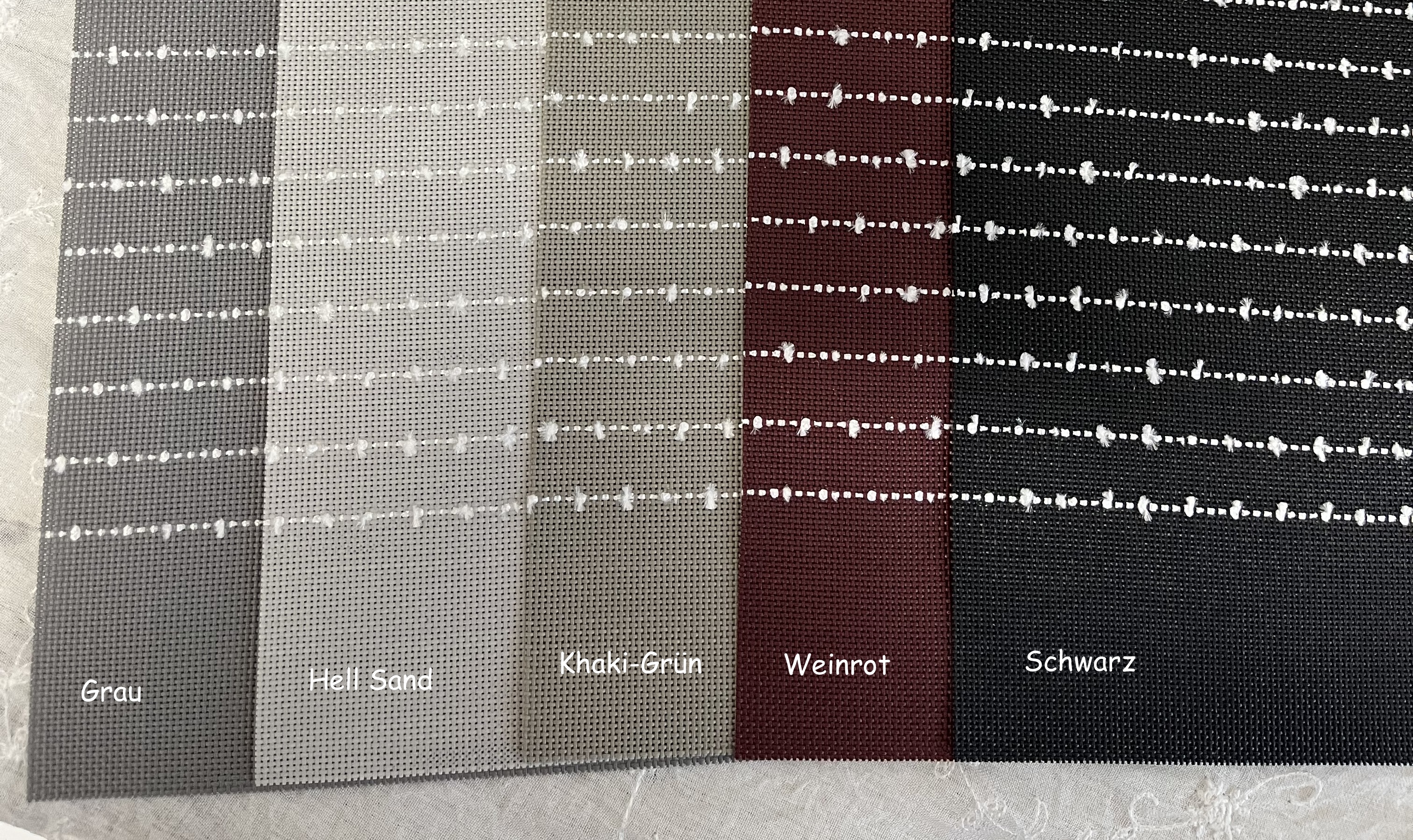 Vinyl Landhaus | Tischset Platzsets lillabelle Textilien 35 cm Schwarz VINNY | 45 x 2 | Stück Platzset