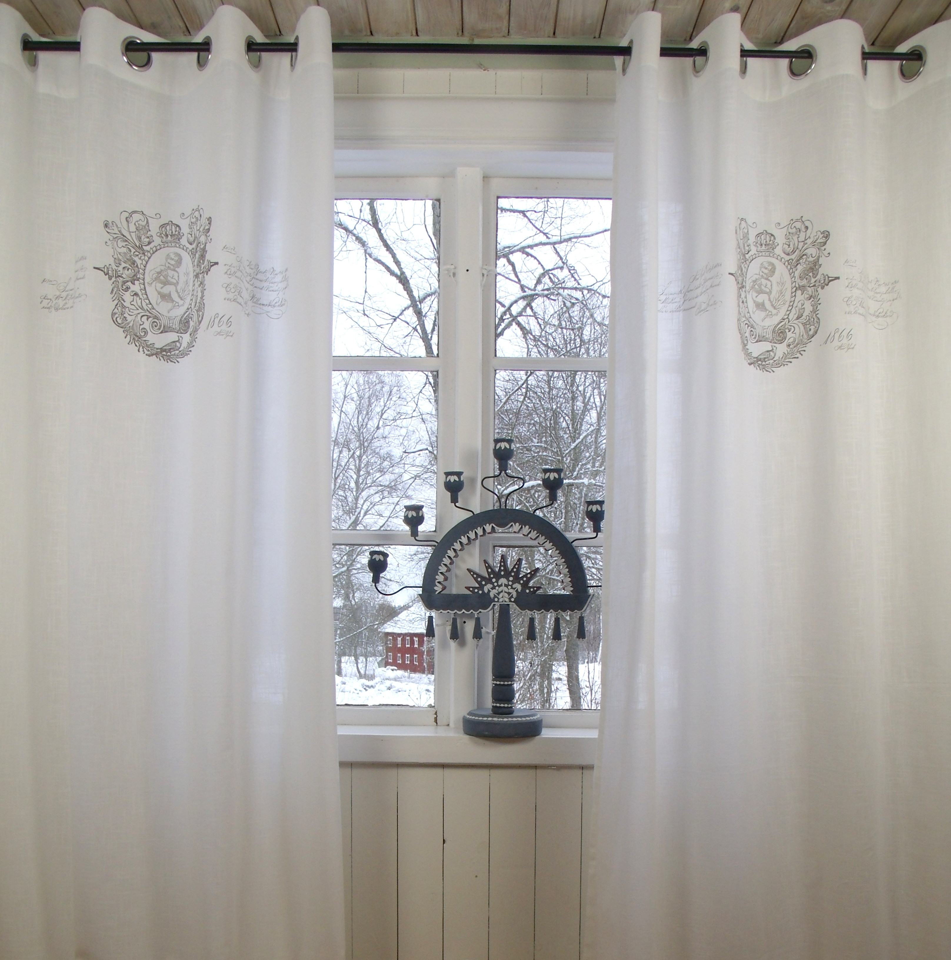 Vorhang JEANNE WEISS Ösen Gardine 120x250 cm 2 Stück Store Landhaus Shabby  Vintage | Gardinen & Vorhänge | Gardinen & Vorhänge | Gardinen | lillabelle